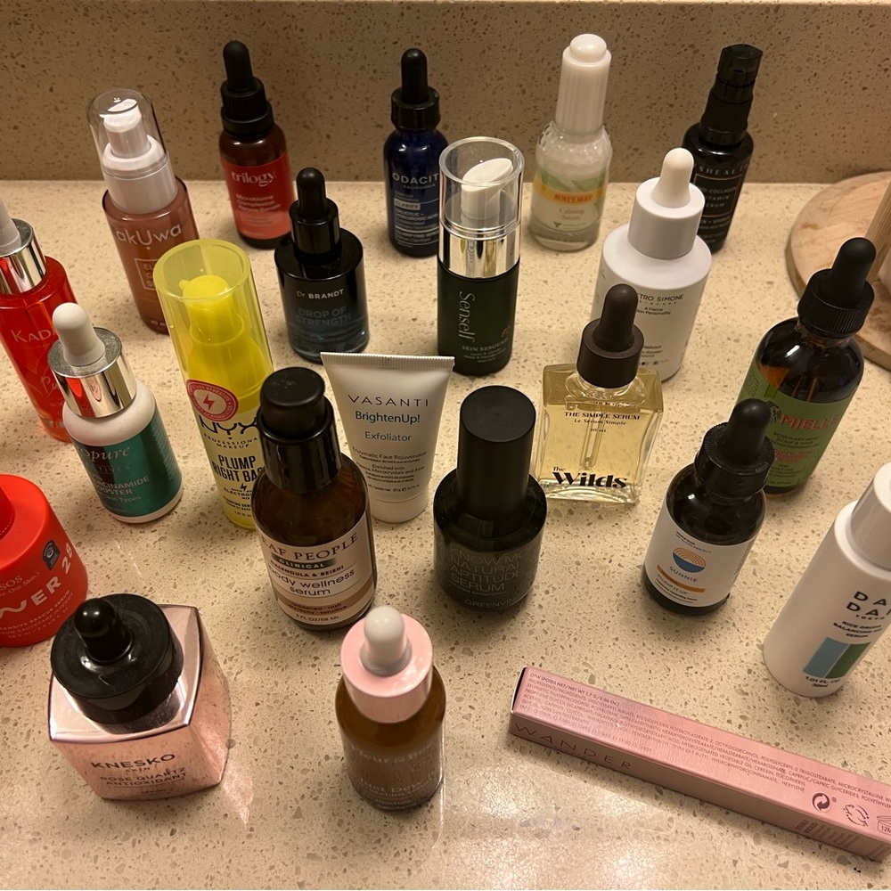 Tons of skin care serums! $800 value